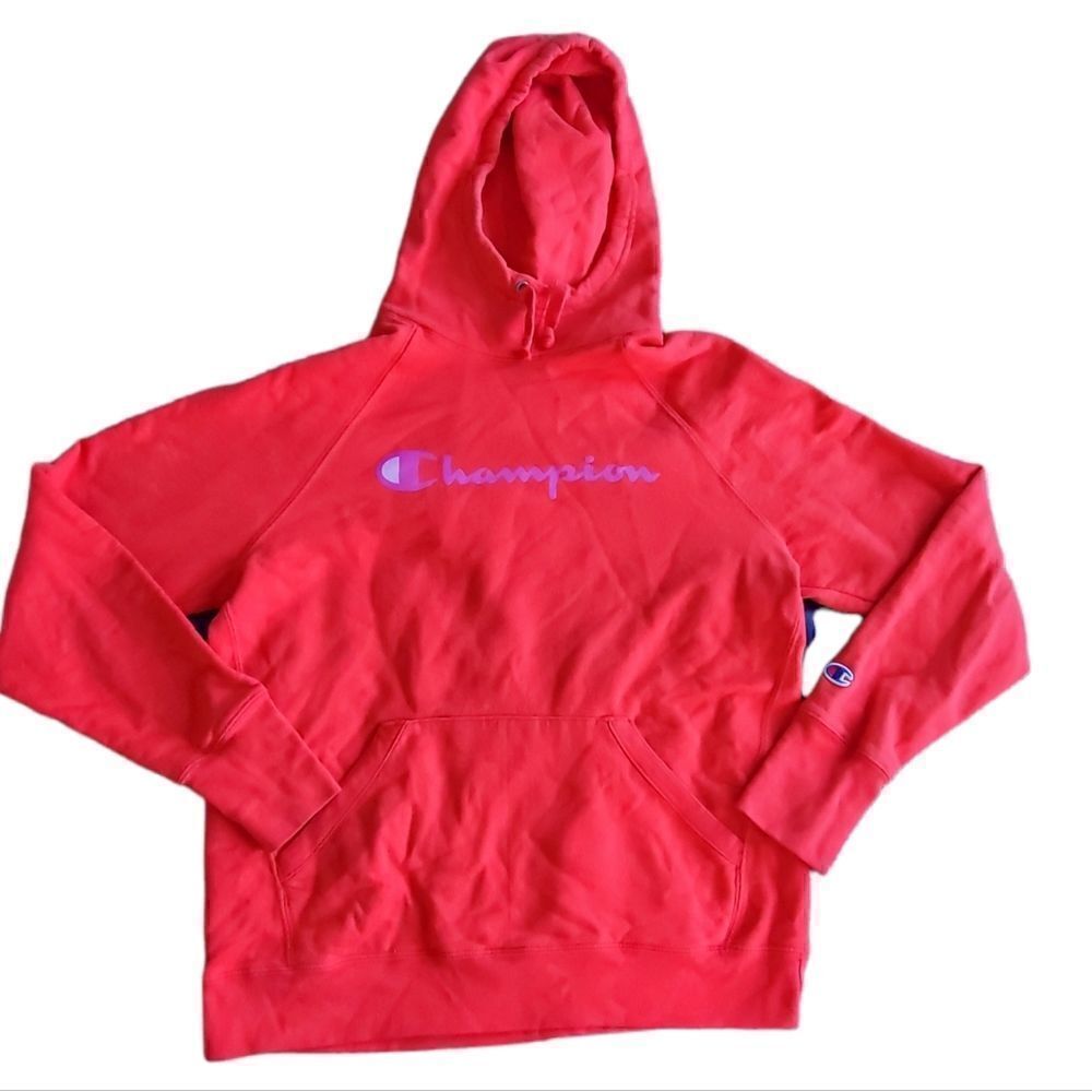 Champion Red Hoodie Medium
